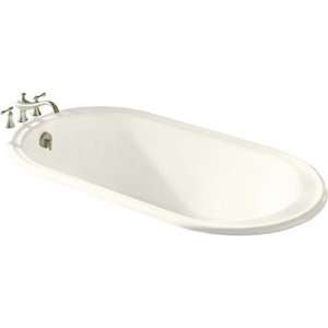   Iron Works Drop In Clawfoot Tub 711 96 Biscuit
