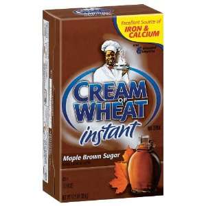 Cream of Wheat Hot Cereal Maple Brown Sugar Instant 10 Ct   12 Pack