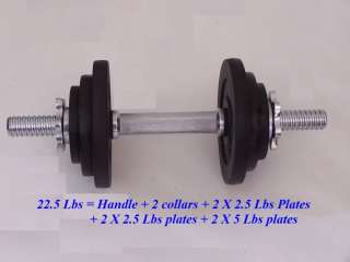 Adjustable Weights From 5 LBS to 52.5 LBS with 2.5 LBS Increment