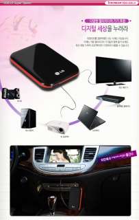 LG XD5 500GB External Hard Drive ICECREAM T White/Pink  