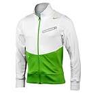 New Nike Nadal Vamos Knit Mens Tennis Jacket White / Green SizeL