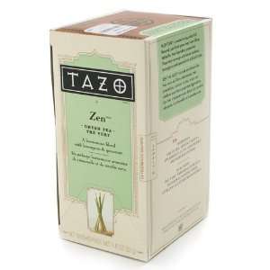 Tazo Zen Green Tea   24 Bags (1.7 ounce):  Grocery 