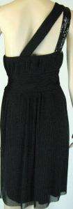CALVIN KLEIN Black Embellished Dress Sz 8 $179 NWT 5146  
