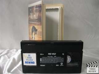 Free Willy VHS (1993, Clamshell) Jason James Richter 085391800033 