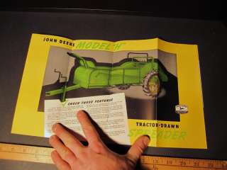 1948 John Deere H Tractor Spreader Dealer Catalog  