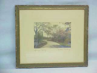 WILLIAM MOEHRING Hand Tinted Photo SPRING TAPESTRY 1920 Nutting Style 