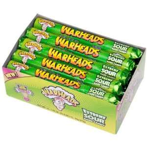 Warheads Sour candy rolls box of 15 Grocery & Gourmet Food