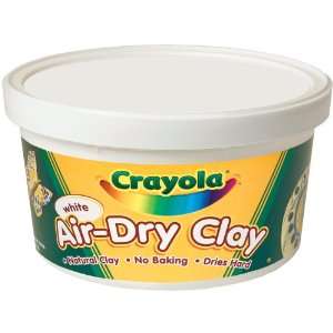  Crayola Air Dry Clay 2.5 Pound Tub White