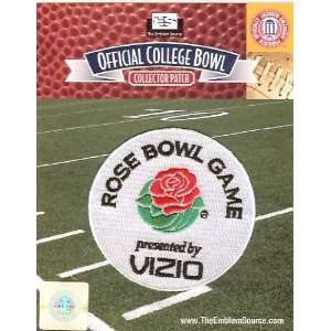  2012 Rose Bowl Patch (Vizio Sponsor)   Wisconsin vs Oregon 