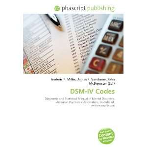  DSM IV Codes (9786132916556) Books