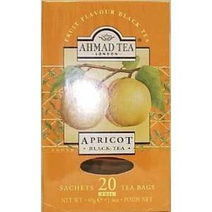 Ahmad Apricot Black Tea   6pk x 20 Grocery & Gourmet Food