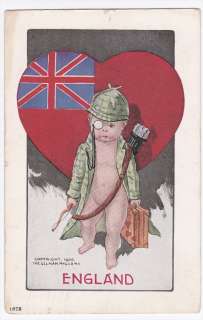 Twelvetrees National Cupid Series 1906 Postcard England, stain at side 