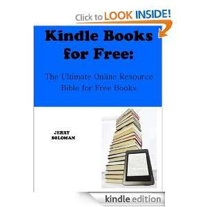Kindle Books for Free The Ultimate Online Resource Bible for Free 