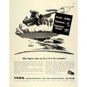  1944 Ad York Refrigeration & Air Conditioning PA Army Air 