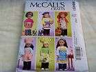 McCalls 6451 Doll Pattern Clothes American Girl  