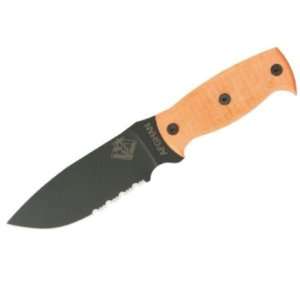Ranger Knives 9419OMS Part Serrated Afghan Series Fixed Blade Knife 