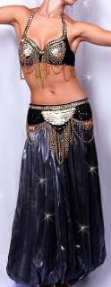 belly dance costumes size S tribal bra belt ,no skirt  