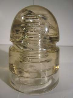 VTG CD145 Glass Insulator No Embossing Canadian Beehive  