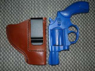 IN PANTS IWB LEATHER HOLSTER REVOLVER RUGER LCR 38  