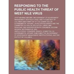  Responding to the public health threat of West Nile virus 