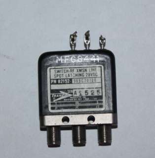 Transco PN82152 909C70100 SPDT Switch RF XMSN Line  