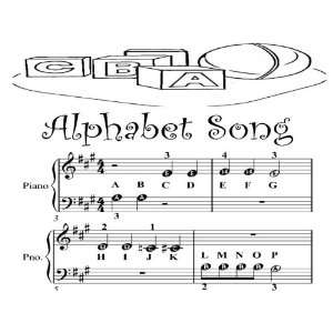 Alphabet Song Beginner Tots Piano Sheet Music