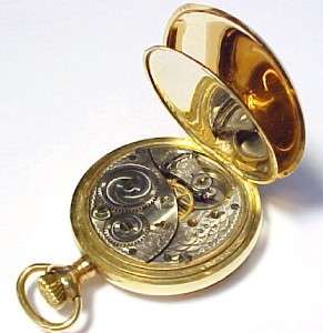 Elgin 1911 Antique Pocket Watch 0s / 15 Jewels; CLEAN Gold Filled Case 