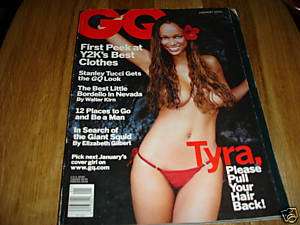 GQ Magazine TYRA BANKS Jan 2000  