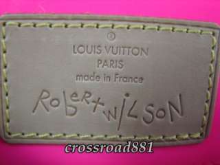   Louis Vuitton Pink Vernis Houston PM Robert Wilson Excellent Condition