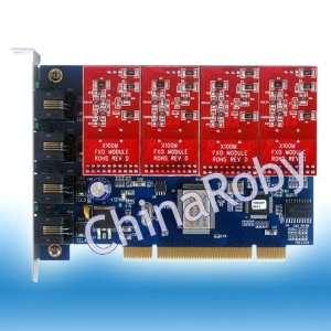 com tdm400p asterisk card with 4 fxs/fxo port tdm410p fxo card ip pbx 