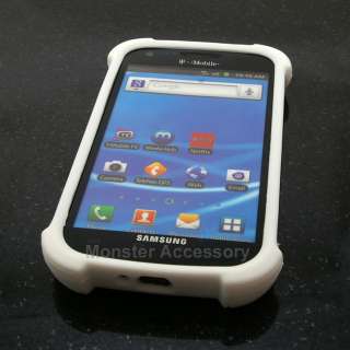 White Black Xshield Dual Layer Case Samsung Galaxy S2 Hercules T989 T 