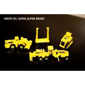   Micro Mini Yellow Tractor Machines Caterpillar Toys: Everything Else