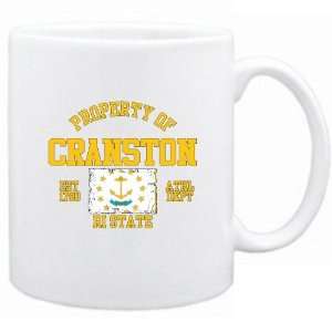  New  Property Of Cranston / Athl Dept  Rhode Island Mug 