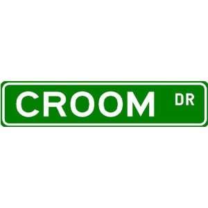  CROOM Street Name Sign ~ Family Lastname Sign ~ Gameroom 