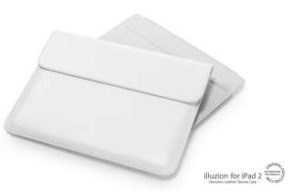 SGP iPad 2 Leather Case illuzion Sleeve White  