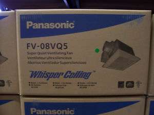 Panasonic FV 08VQ5 WhisperCeiling Vent Fan 80CFM  