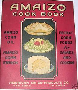 1926 Amaizo Corn Products Advertising 48 pg. Cook Book  