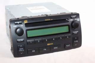 Toyota 86120 02440 Factory OEM 6 Disc CD Stereo A15184  