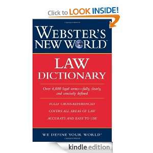 Websters New World Law Dictionary Susan Ellis Wild  