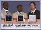   LEINART VINCE YOUNG FLEER ROOKIE REGGIE BUSH MATT LEINART VINCE YOUNG