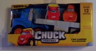 Tonka Chuck & Friends Car Carrier Backhoe New Toy Truck  