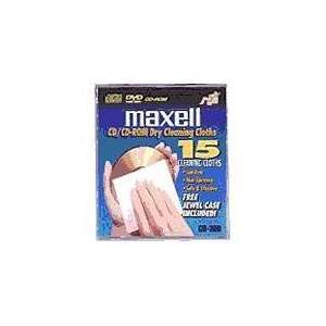  Maxell CD300 CD Cleaning Cloths Electronics