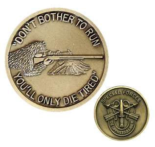 Special Forces Sniper Challenge Coin  