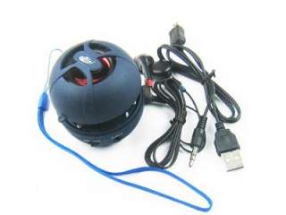 Mini Audio TF DC 5V Speakers(DK 606)+ Headset Blue 9088  