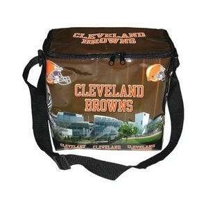  Cleveland Browns NFL 12 Pack Soft Sided Cooler Bag Sports 