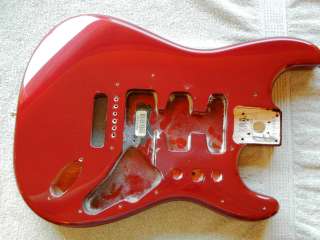 2010 Genuine Fender Stratocaster MIM Project Body Red  