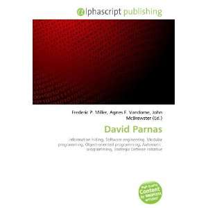  David Parnas (9786134251358): Frederic P. Miller, Agnes F 