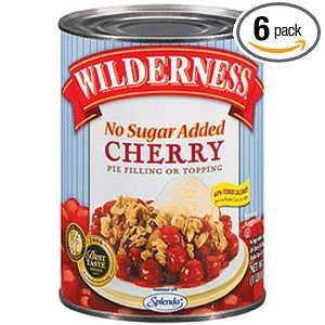 Wilderness No Sugar Added Cherry Pie Filling and Topping, 20 Ounce 