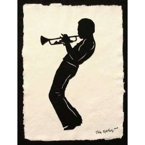  Papercut Art   Musician Miles Davis Silhouette