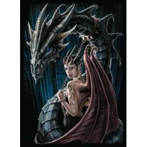   Gaming Card Sleeves   She Dragon (Regular Sized): Toys & Games